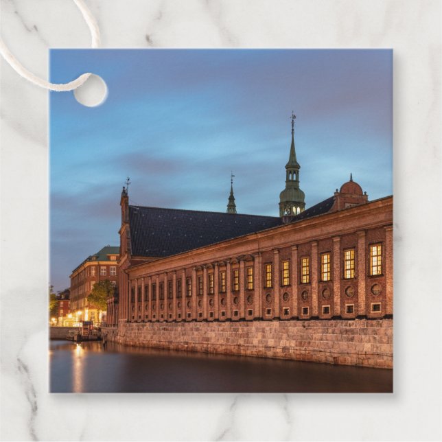 Étiquettes Cadeau Copenhague Danemark (Devant)