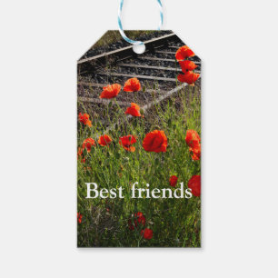 Étiquettes-cadeau Coquelicot sauvage