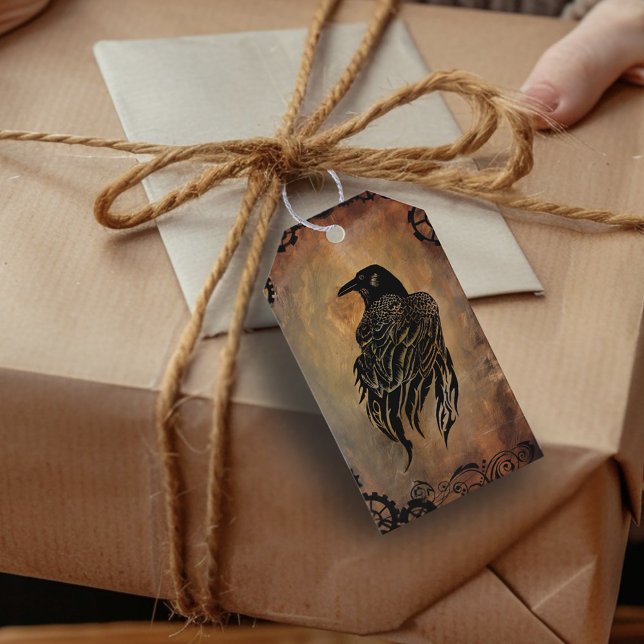 Étiquettes-cadeau Corbeau (Créateur téléchargé)