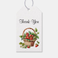 Corbeille pleine de Merci de fraises