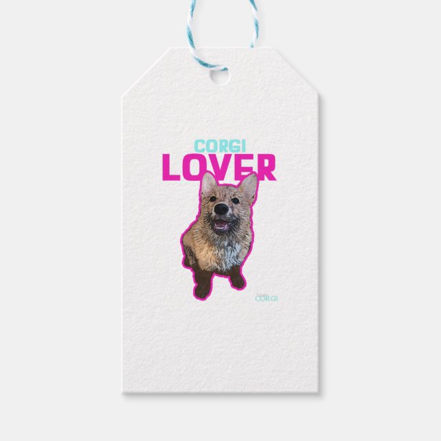 Étiquettes-cadeau Corgi Lover (Devant)