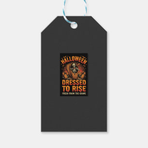 Étiquettes-cadeau Costume de Réveil de Cimetière d'Halloween