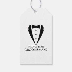 Étiquettes-cadeau Costume Tuxedo Noir - Proposition de fabricant