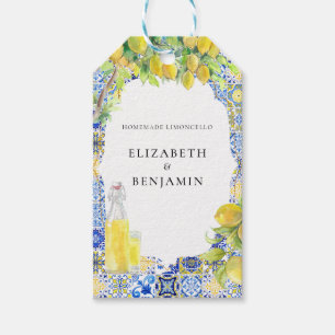 Étiquettes-cadeau Côte amalfitaine Limocello méditerranéen