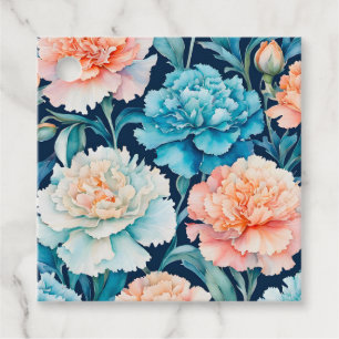 Étiquettes Cadeau Cottage coloré Jardin Fleurs Art Cadeaux Tags