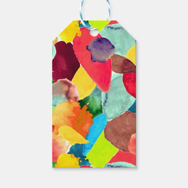 Étiquettes-cadeau Couleur 5 (Devant)