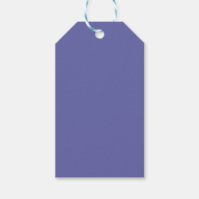 Étiquettes-cadeau Couleur solide périphérique (Devant)
