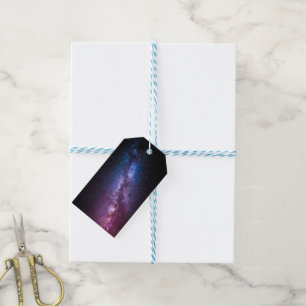 Étiquettes-cadeau Couleurs claires de la voie lactée