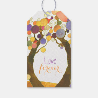 Étiquettes-cadeau Country Love Trees Mariage