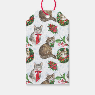 Étiquettes-cadeau Couronne de chat adorable