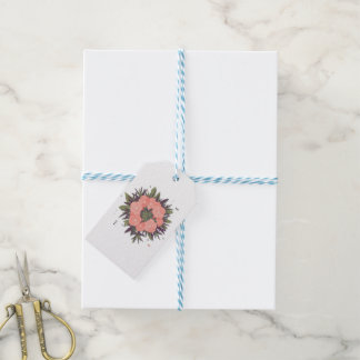 Étiquettes-cadeau Couronne de fleurs de l'harmonie