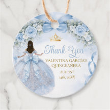Couronne de Quinceañera Ruban à Arc Floral Bleu Po