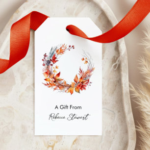 Étiquettes-cadeau Couronne personnalisée pour toutes occasions en au