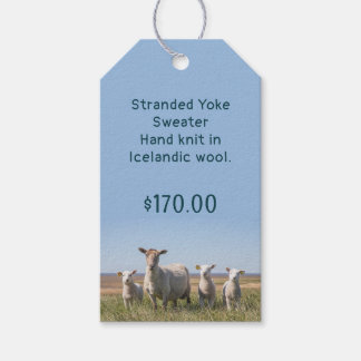 Étiquettes-cadeau Cravate Boutique En Fibre De Laine De Mouton Sur L