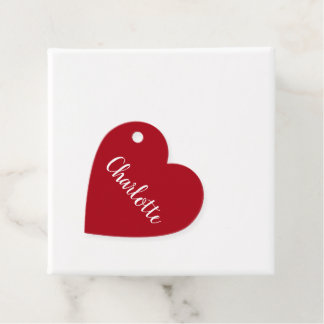 Étiquettes Cadeau Create Your own Custom Name Valentine's Day 