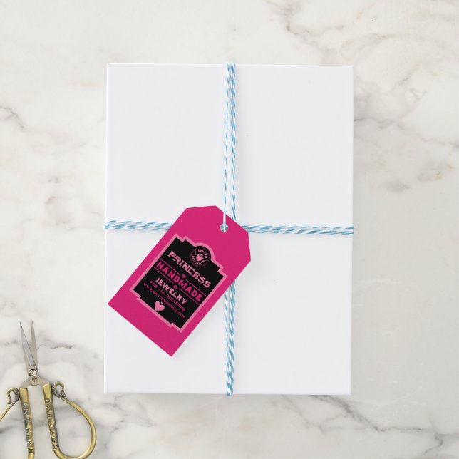 Étiquettes-cadeau Créateur de bijoux (Avec de laficelle)
