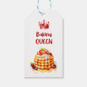 Étiquettes-cadeau Création de gâteau sucré 