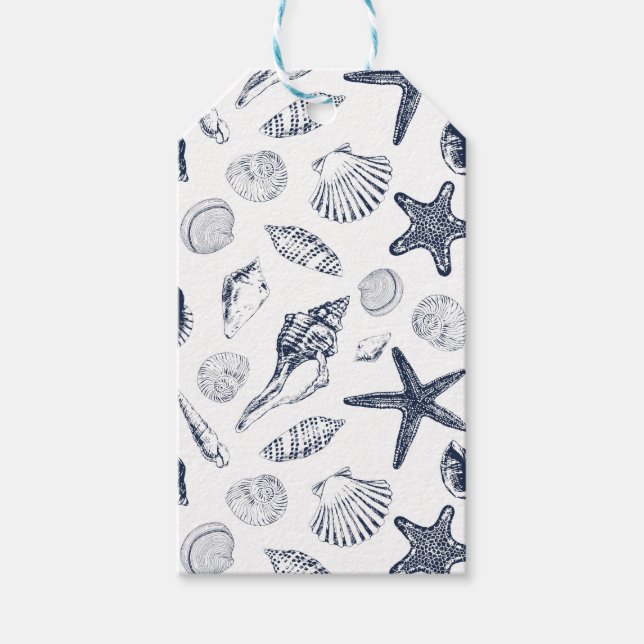 Étiquettes-cadeau Créatures sous-marines (Devant)