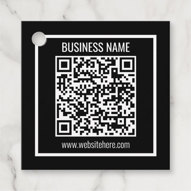 Étiquettes Cadeau Créer un code QR moderne instantanément (Devant)