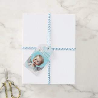 Étiquettes-cadeau Créez Votre Propre Bébé Heureux Ange de Noël