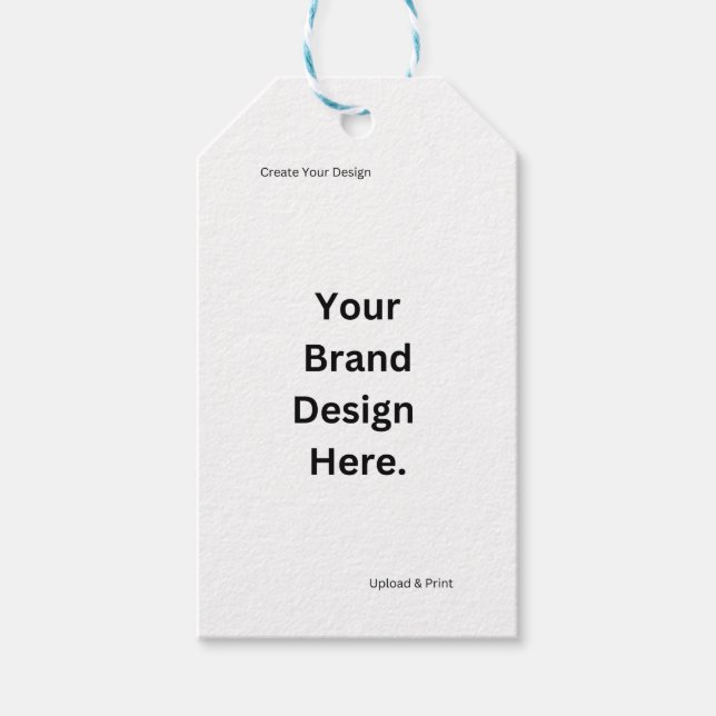 Étiquettes-cadeau Créez votre propre conception et impression (Devant)