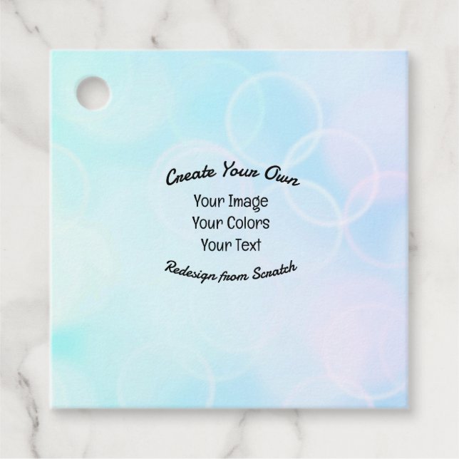 Étiquettes Cadeau Créez votre propre design/logo personnalisé (Devant)