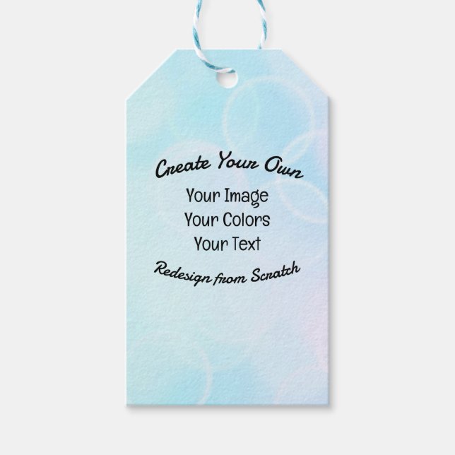 Étiquettes-cadeau Créez votre propre design/logo personnalisé (Devant)