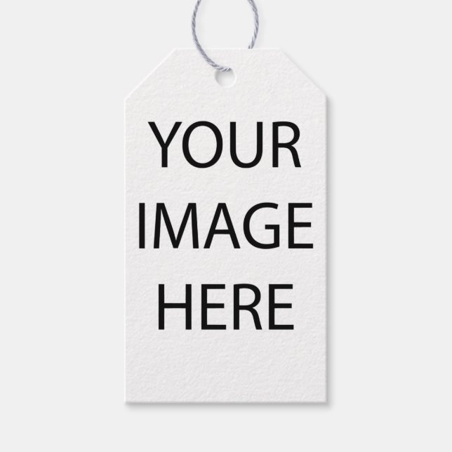 Étiquettes-cadeau Créez Votre Propre Image Ou Texte (Devant)