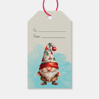 Étiquettes-cadeau Créez votre propre lutin de chapeau de sapin de No