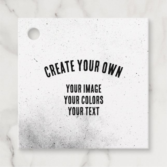 Étiquettes Cadeau Créez Votre Propre Modèle (Devant)