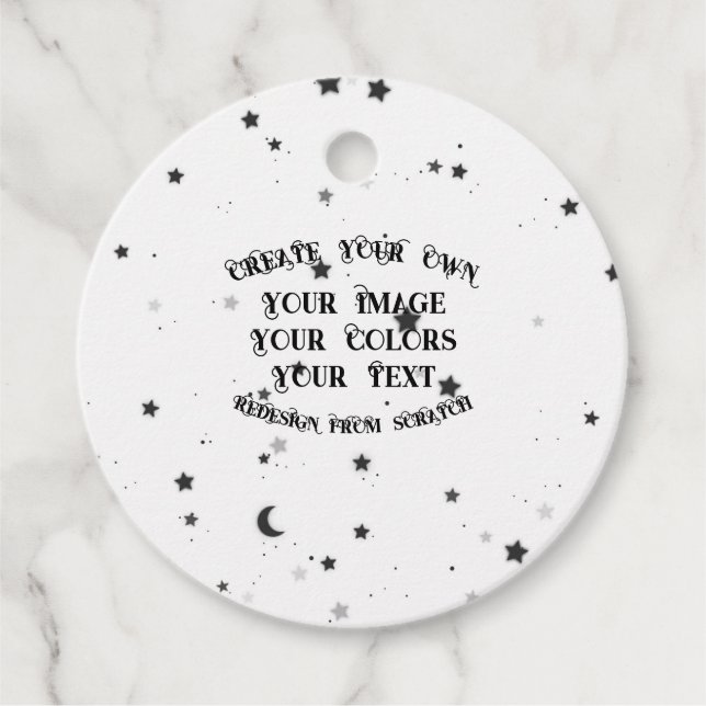 Étiquettes Cadeau Créez votre propre personnalisation personnalisée (Devant)