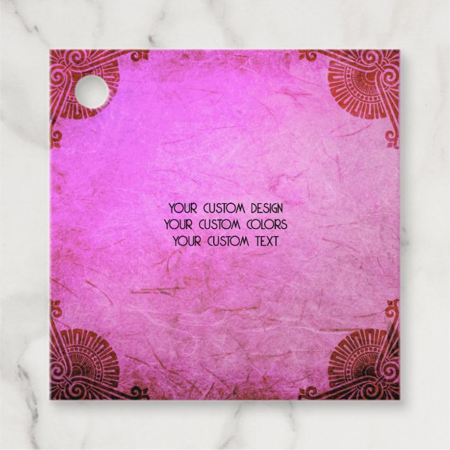 Étiquettes Cadeau Créez votre propre personnalisation personnalisée (Devant)