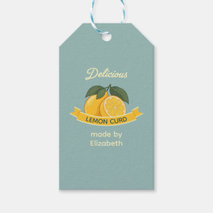 Étiquettes-cadeau Crème de citron
