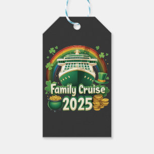 Étiquettes-cadeau Croisière en famille 2025 St. Patrick’s Matching L