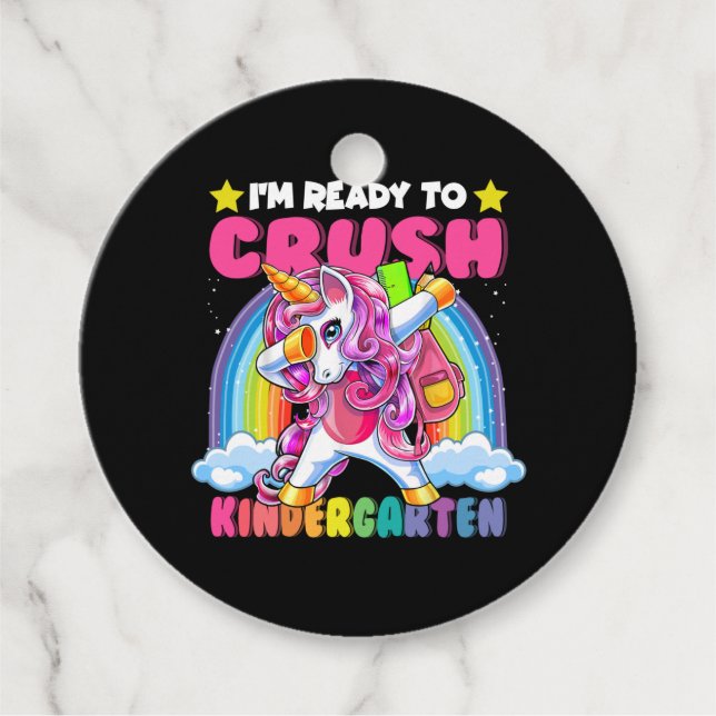 Étiquettes Cadeau Crush Kindergarten (Devant)