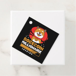 Étiquettes Cadeau Crypto DogeCoin Millionaire Chargement