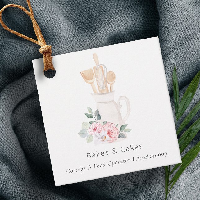 Étiquettes Cadeau Cuillères à spatules à Whisk rose roux cuillères à (Créateur téléchargé)