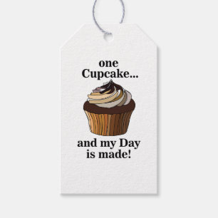 Étiquettes-cadeau Cupcake Et Ma Journée est Faite Cupcake 