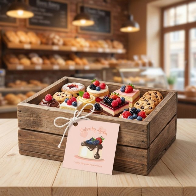 Étiquettes Cadeau Custom Bakery Thank You Tag (Créateur téléchargé)