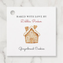 Cute aquarelle pain d'épices maison Cuite au four