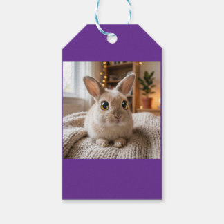 Étiquettes-cadeau Cute bunny card