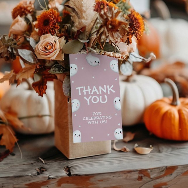 Étiquettes-cadeau Cute Éffrayant Un Halloween Fille 1er Anniversaire (Créateur téléchargé)