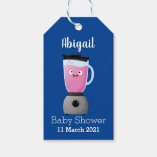 Étiquettes-cadeau Cute happy food mixender cuisine appareil dessin a