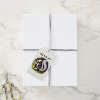 Étiquettes-cadeau Cute Maman bébé skunk baby shower personnalisable