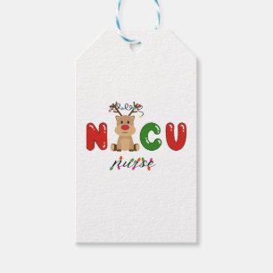 Étiquettes-cadeau Cute NICU infirmière conception de Noël