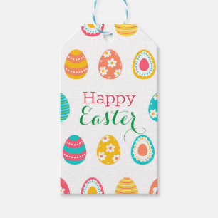 Étiquettes-cadeau Cute Oeuf de Pâques personnalisé