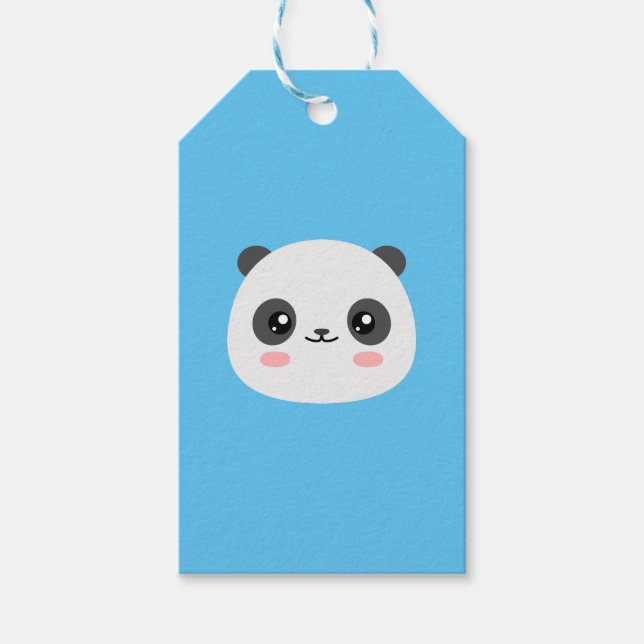 Étiquettes-cadeau Cute Panda (Devant)