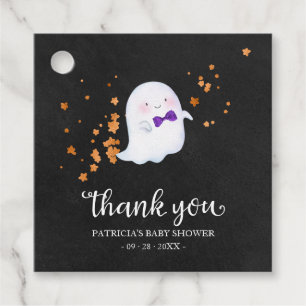 Étiquettes Cadeau Cute Petit Fantôme Halloween Baby shower Merci