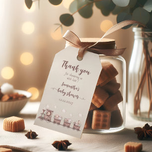 Étiquettes-cadeau Cute Safari Bébé Animaux Train Baby shower