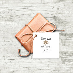 Étiquettes Cadeau Cute S'more Amour et Remerciements